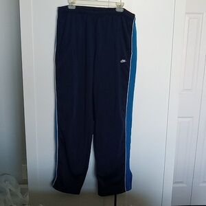 Nike 100% Polyester Heavy Joggers Size XL Blue on Light Blue
